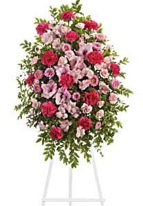 Pink Tribute Standing Spray