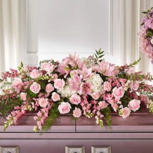 LIFE & REMEMBRANCE CASKET SPRAY